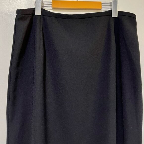 LAURA II Black Maxi Pencil Skirt – Size XL – Made in Canada - Picture 7 of 9